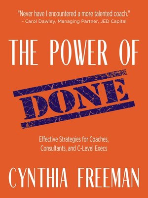 cover image of The Power of Done